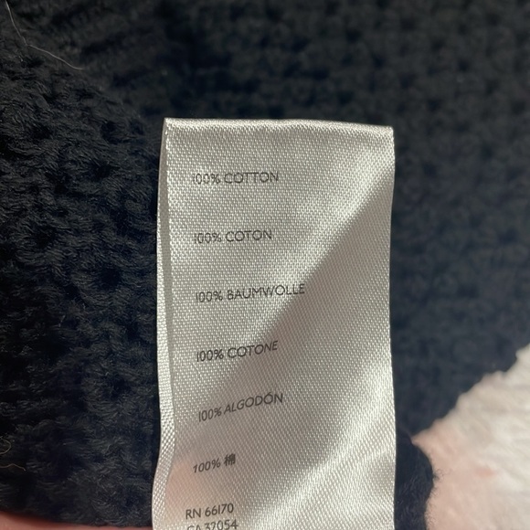 Free People FP Beach Bader Fauxchet Sweater Mini Dress Tunic in Black Size M - Picture 12 of 12